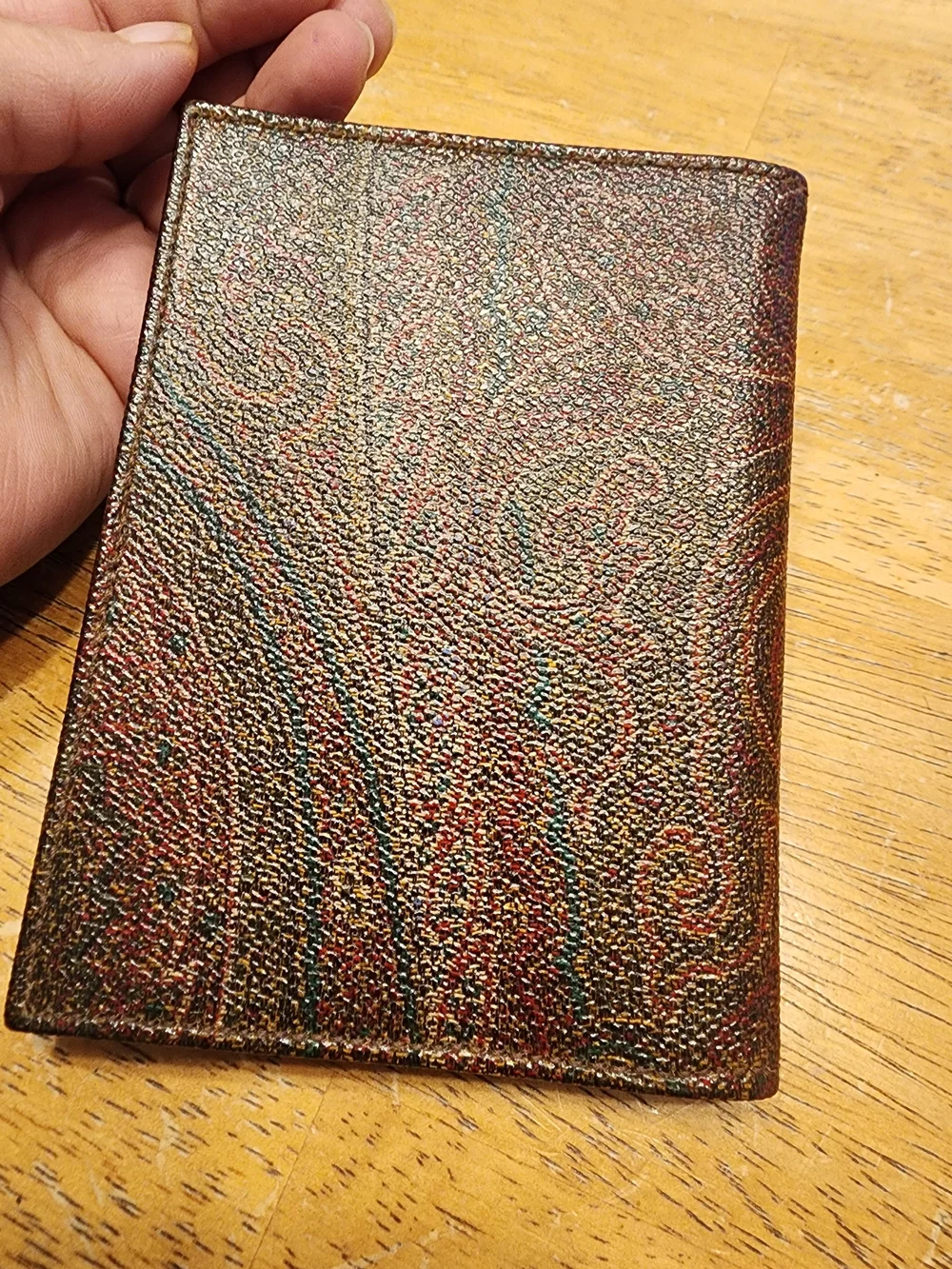 Etro Paisley Agenda Wallet  the brand's signature colorful paisley print